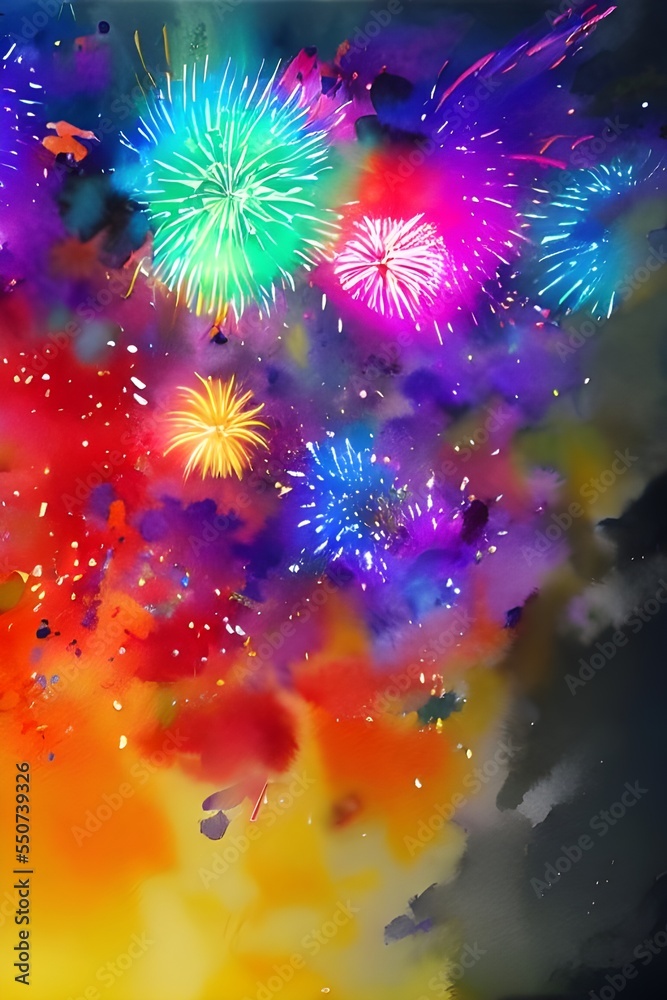 It's new years eve and the fireworks are going off. They're so bright and colourful. I can see them from my window. It's new years eve and the fireworks are going off. They're so bright and colourful. I can see them from my window.