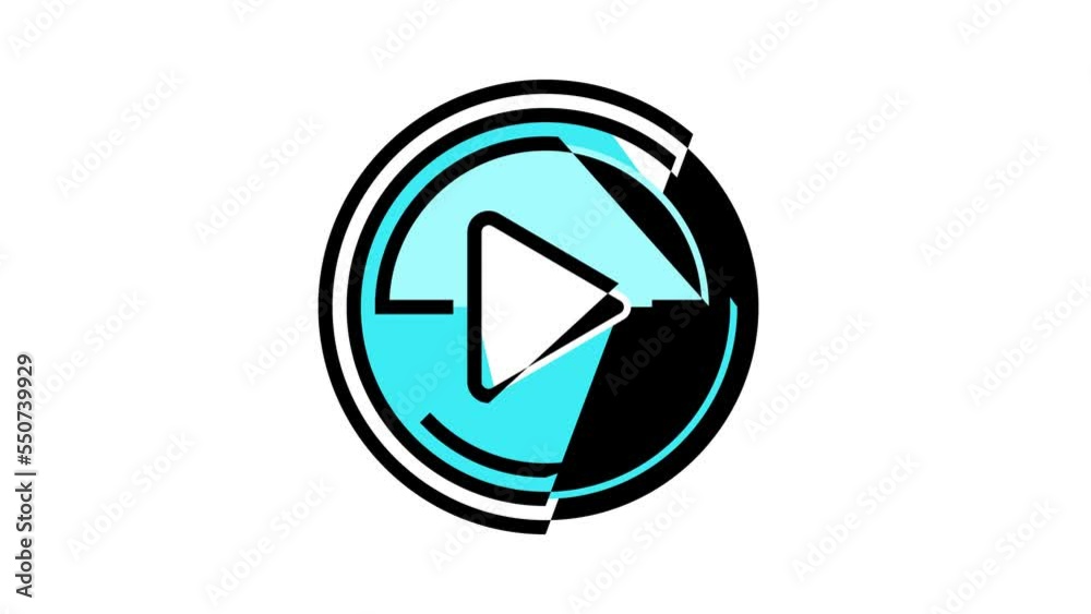 play arrow color icon animation play arrow color icon animation