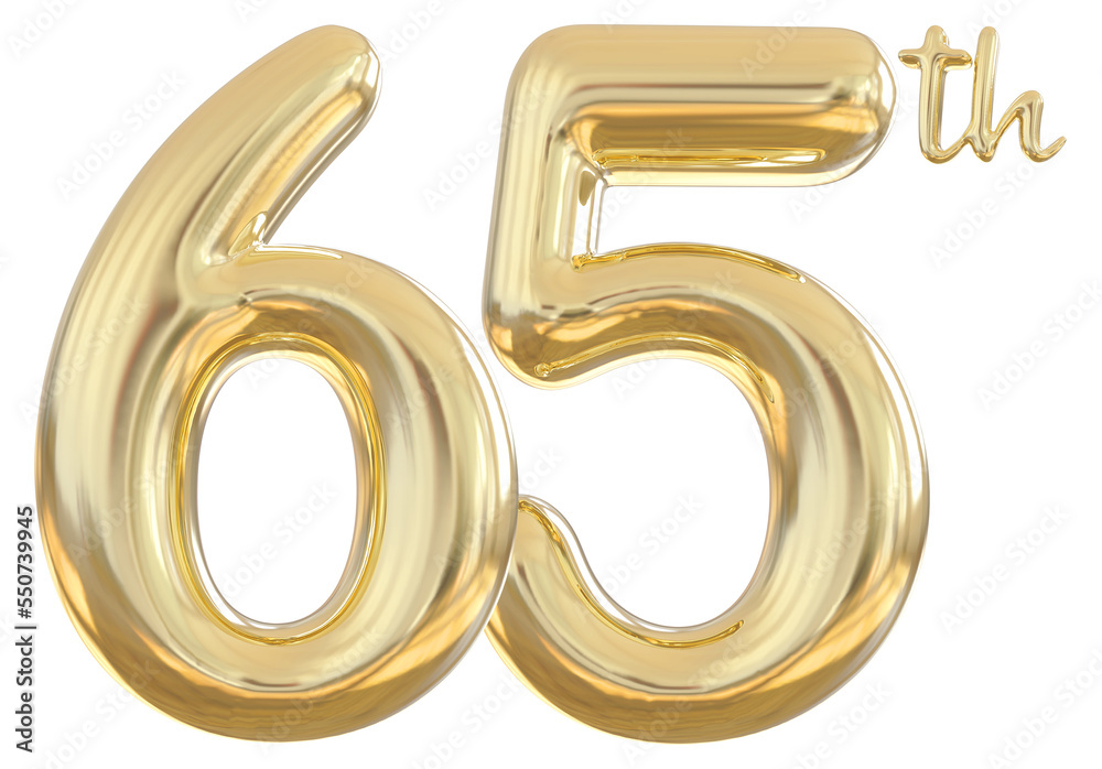 65th anniversary numbers gold celebrate number 65th anniversary numbers gold celebrate number