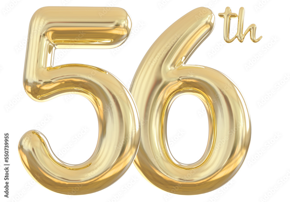 56th anniversary numbers gold celebrate number 56th anniversary numbers gold celebrate number
