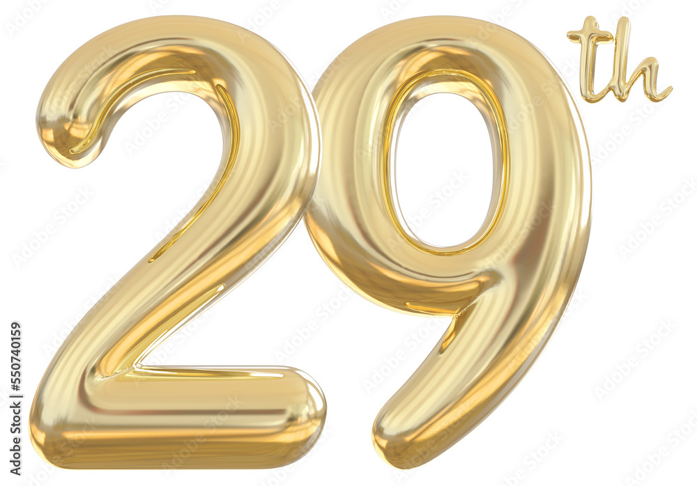29th anniversary numbers gold celebrate number 29th anniversary numbers gold celebrate number