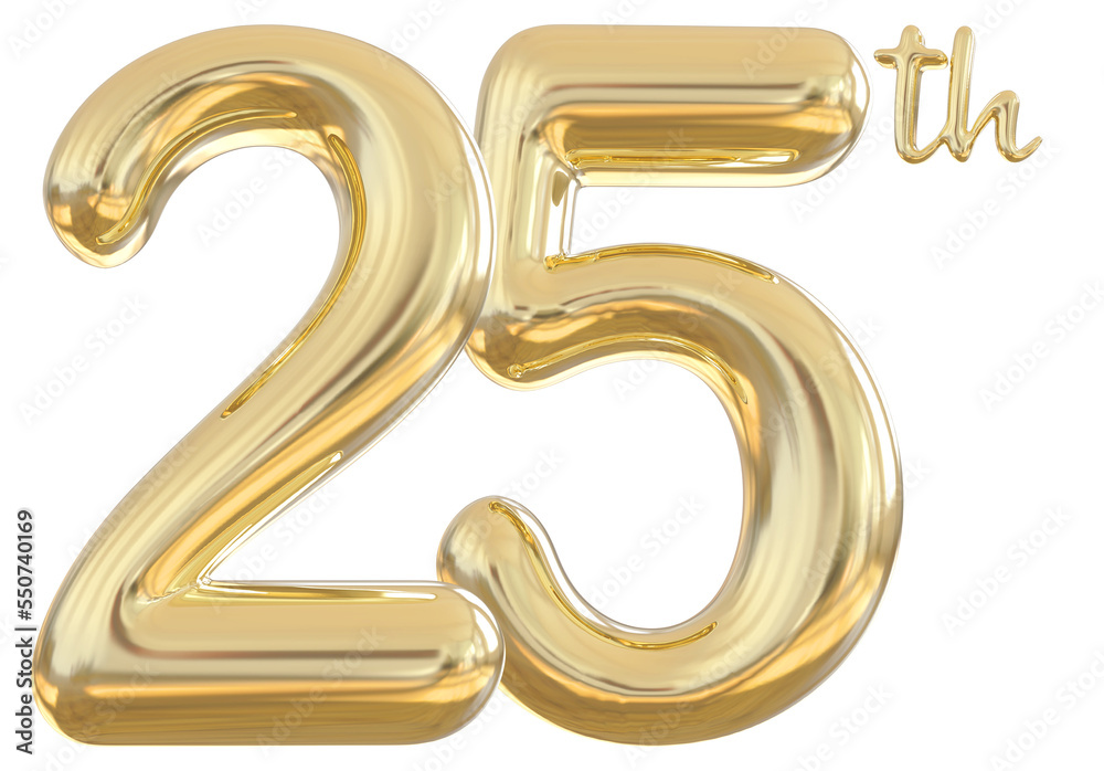 25th anniversary numbers gold celebrate number 25th anniversary numbers gold celebrate number