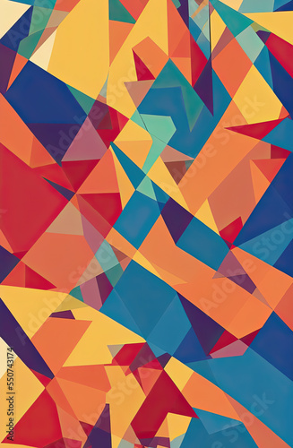 Abstract random geometric background