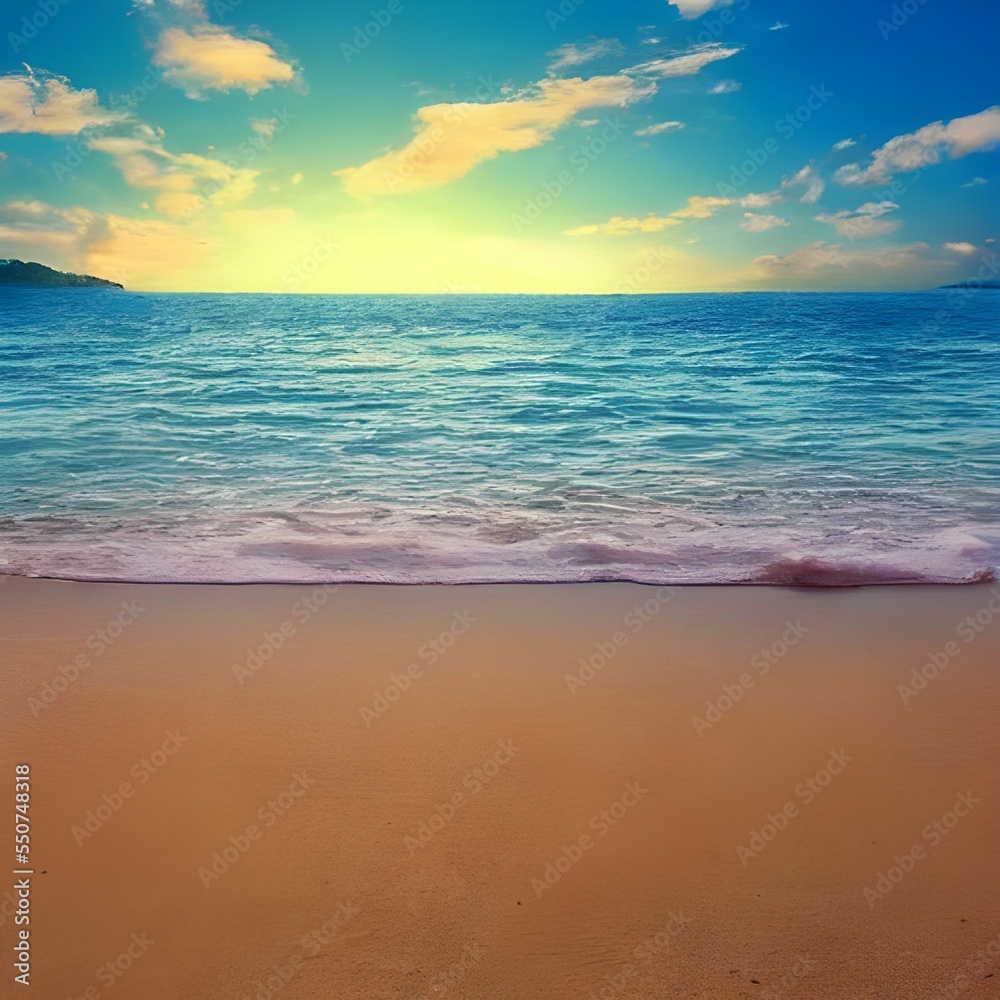 Obraz premium peaceful beach background