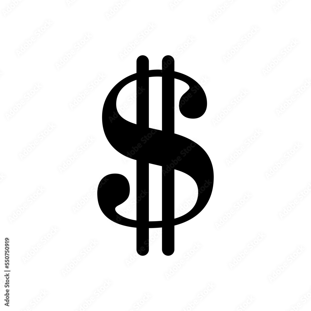 Dollar icon or logo isolated sign symbol vector illustration - high quality black style vector icons Dollar icon or logo isolated sign symbol vector illustration - high quality black style vector icons