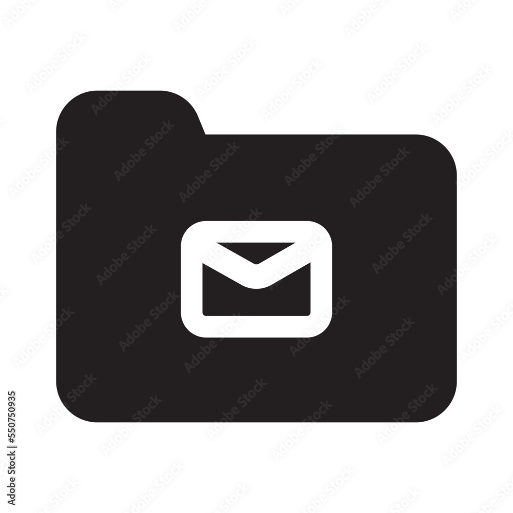 Folder Icon Solid Style
