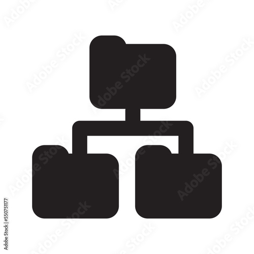Folder Icon Solid Style