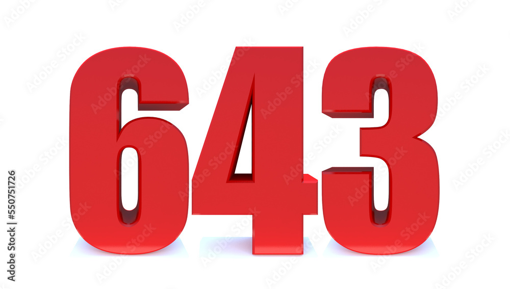 643 number