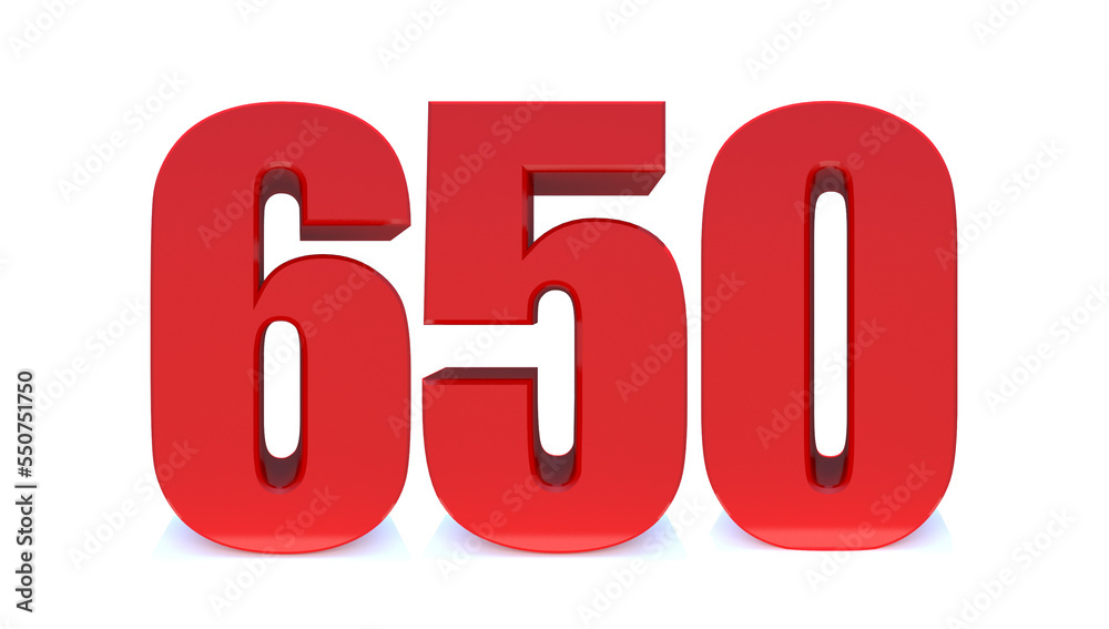 650 number 650 number