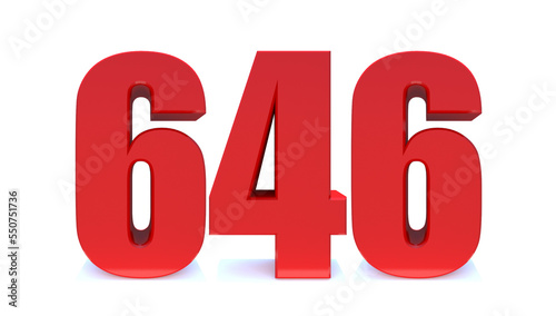 646 number
