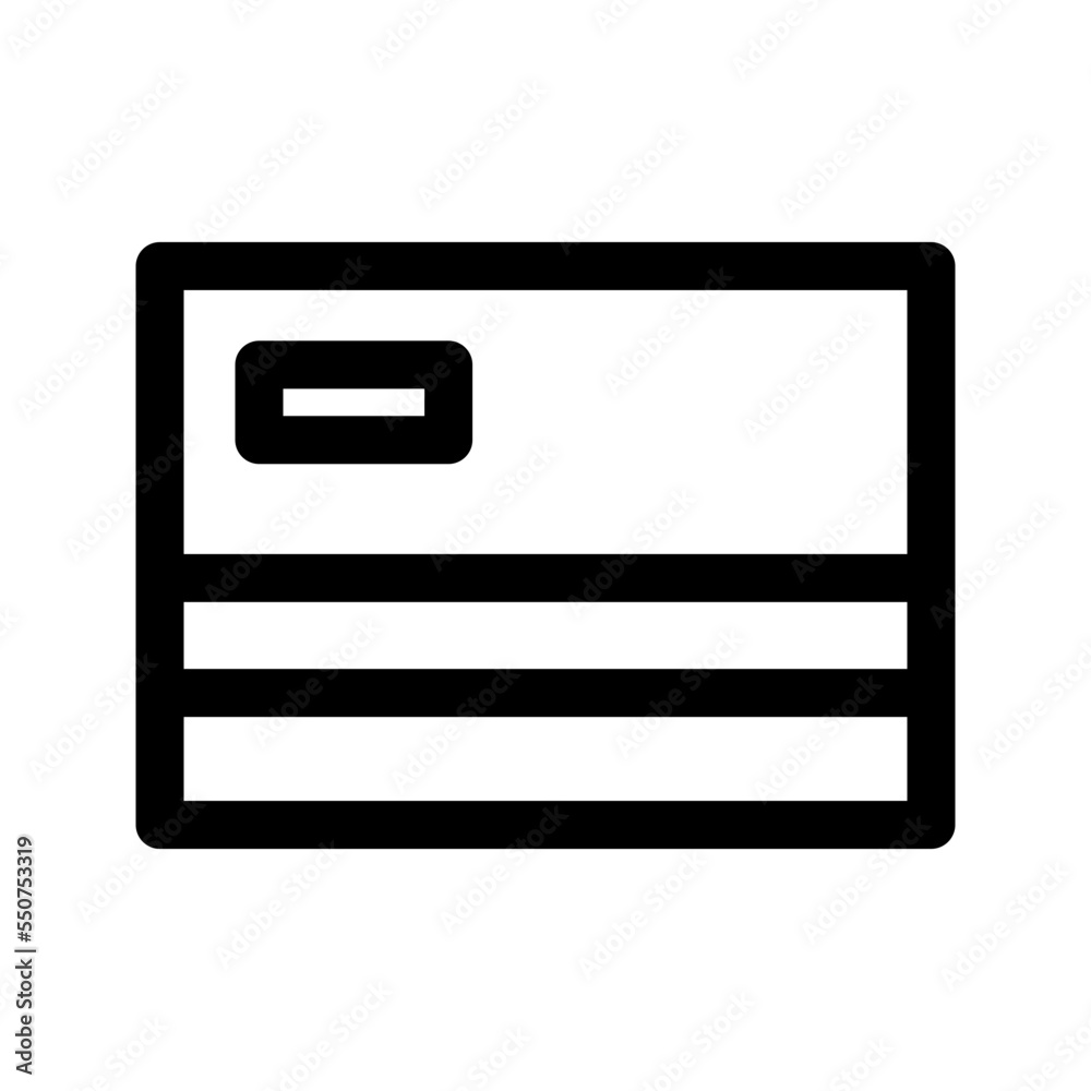 Creditcard Icon Vector Symbol Design Illustration Creditcard Icon Vector Symbol Design Illustration