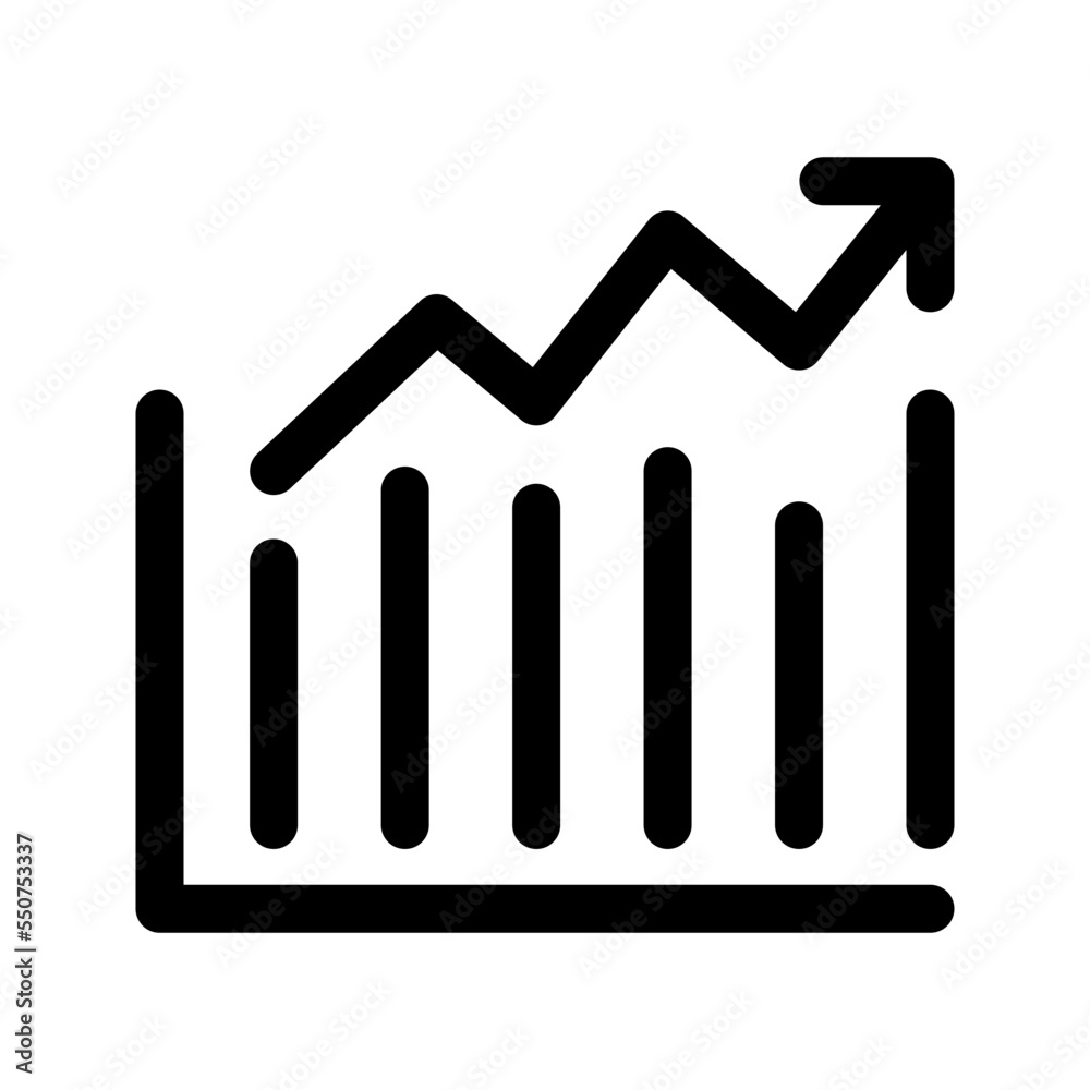 Chart Icon Vector Symbol Design Illustration Chart Icon Vector Symbol Design Illustration