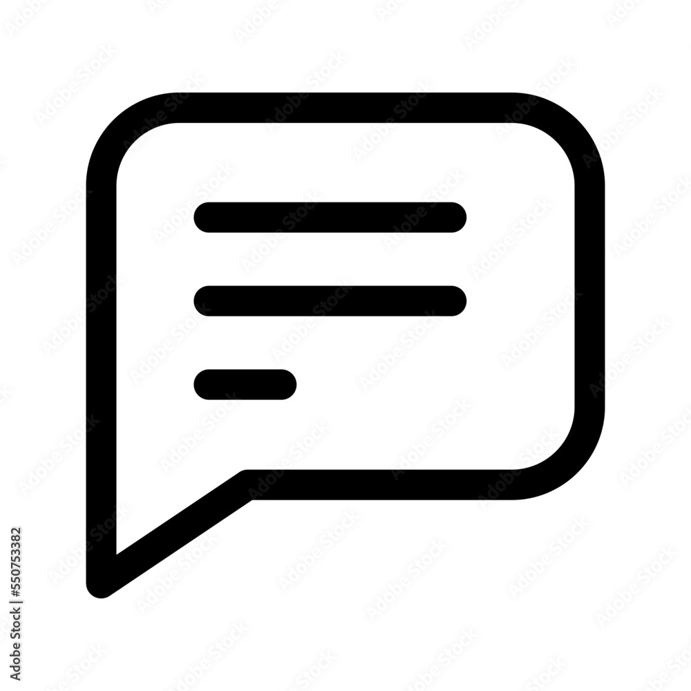 Chat Icon Vector Symbol Design Illustration Chat Icon Vector Symbol Design Illustration