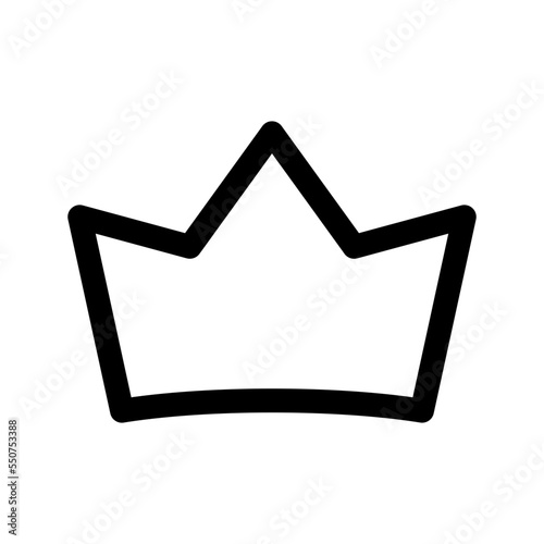 Crown Icon Vector Symbol Design Illustration