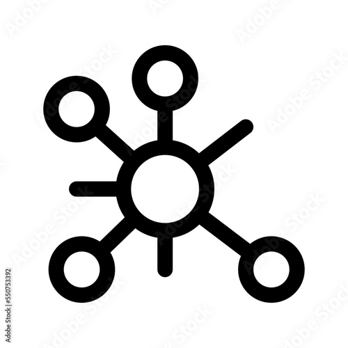 Atom Icon Vector Symbol Design Illustration