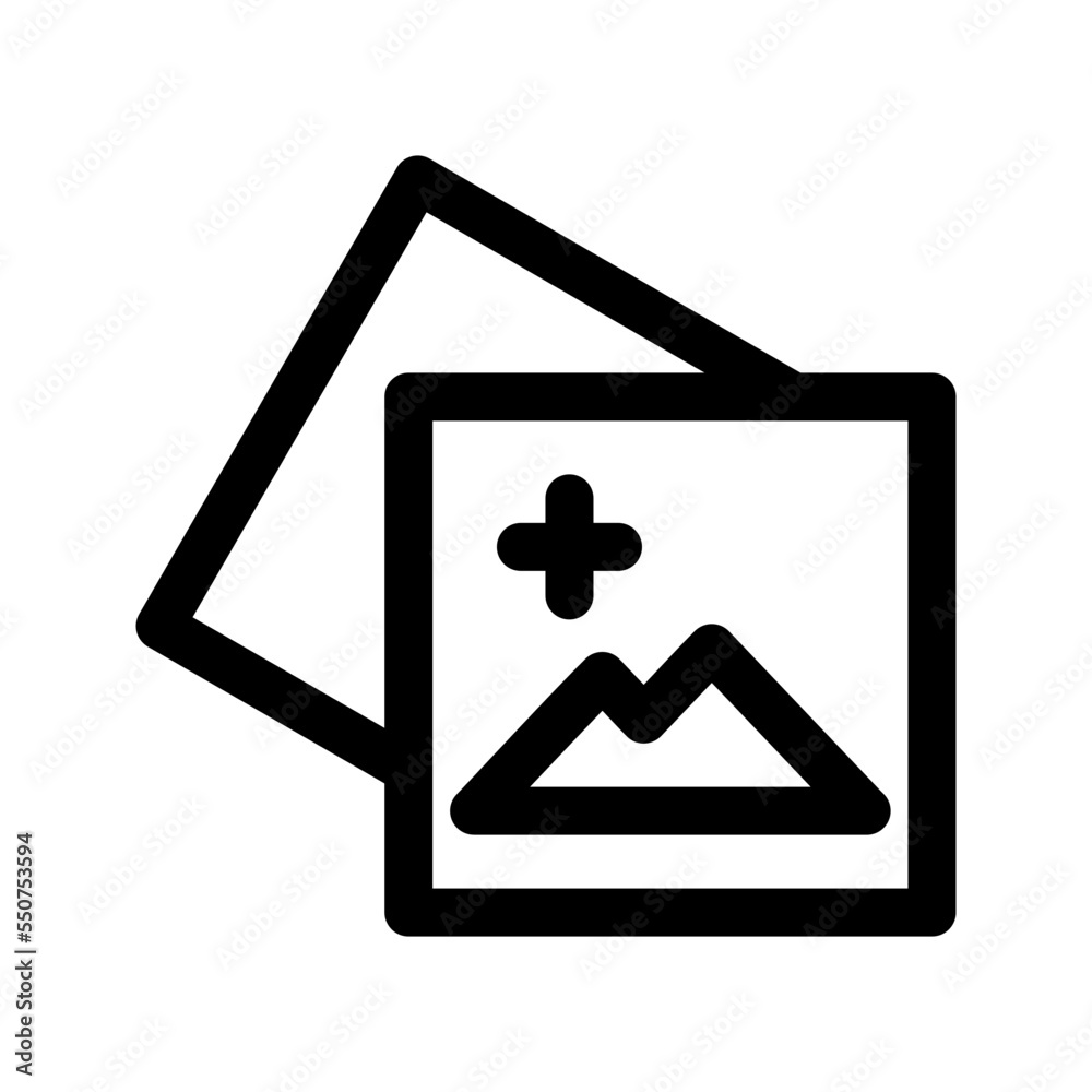 Photos Icon Vector Symbol Design Illustration Photos Icon Vector Symbol Design Illustration