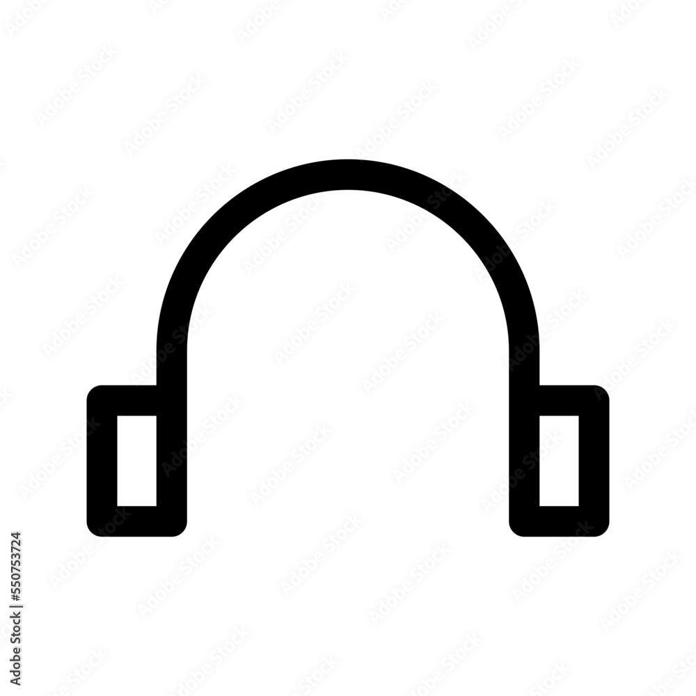 Headphone Icon Vector Symbol Design Illustration Headphone Icon Vector Symbol Design Illustration