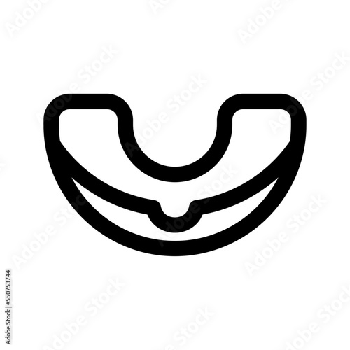 Mouthguard Icon Vector Symbol Design Illustration