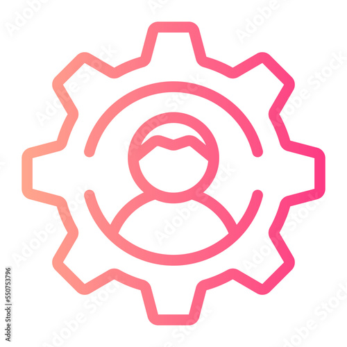 administrator gradient icon