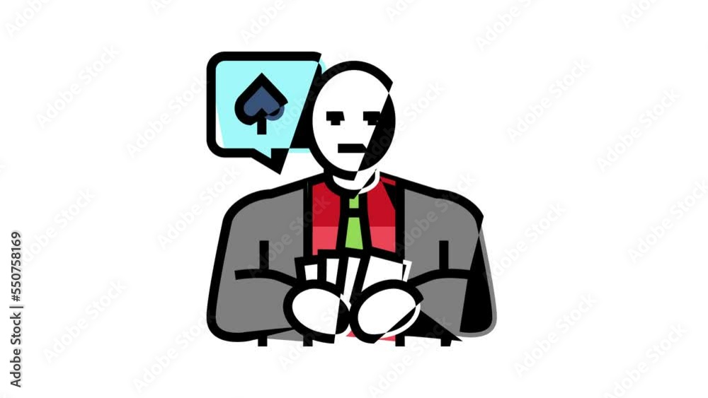poker slot game color icon animation poker slot game color icon animation