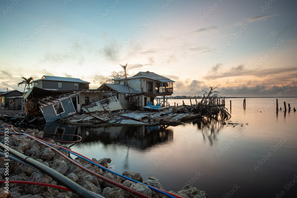 Destroyed home on Matlacha island. 