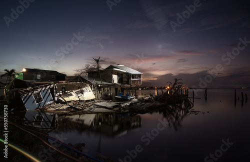 Destroyed home on Matlacha island.  photo