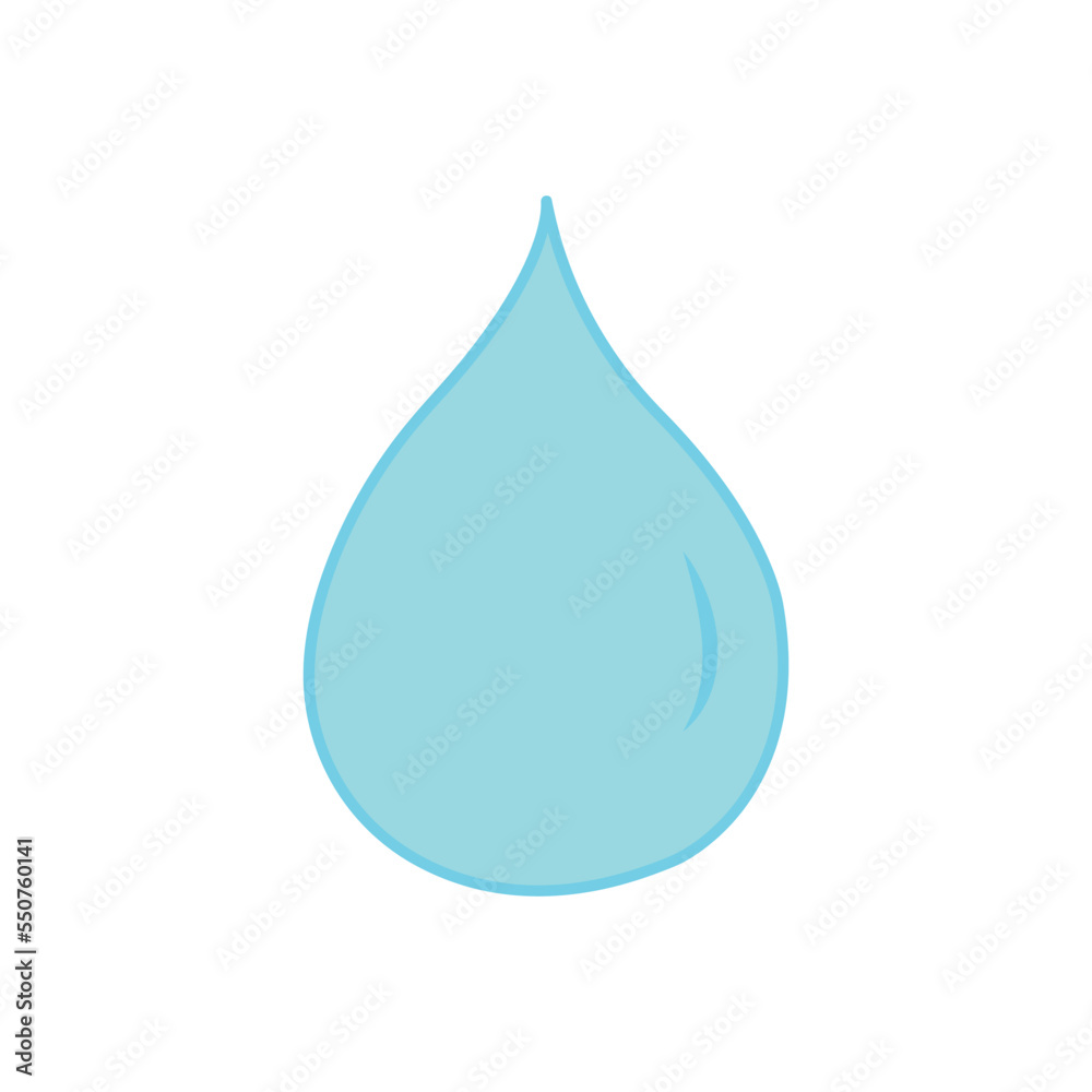 Water Drop vector isolated on white background. Water Drop vector isolated on white background.