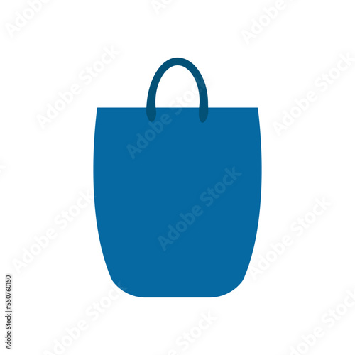 Shopping Bag - grocery bag isolated on white background. 