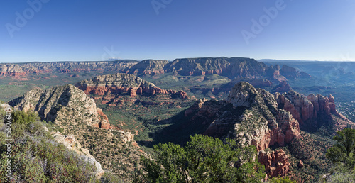 View From The Summit of Capitol Butte Near Sedona Arizona © Tom