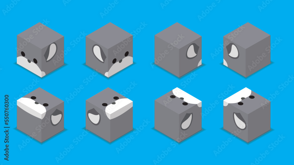 Animal Dice 3D Character Animal Chinchilla Cartoon Vector Animal Dice 3D Character Animal Chinchilla Cartoon Vector