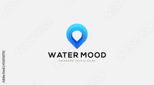 Creative Water Drop Logo design vector template Free Download Creative Water Drop Logo design vector template - GFXLoad