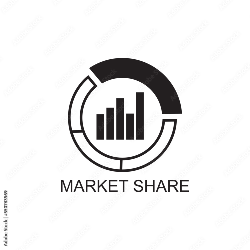 market share icon , business icon market share icon , business icon