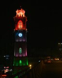 Clock tower as sign of History located in Ludhiana a city in India.