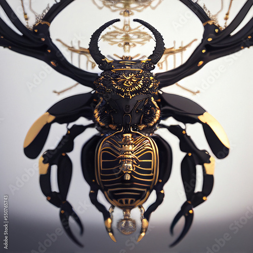 stag beetle artdeco specimen