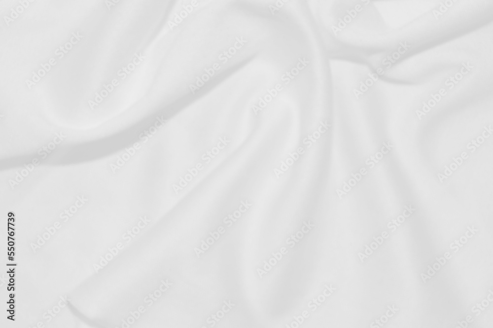 A clean white cloth with swaying streaks for the background. A clean white cloth with swaying streaks for the background.