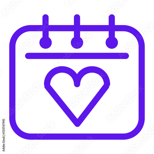 Calendar Date Heart Love Valentine Valentine's Day