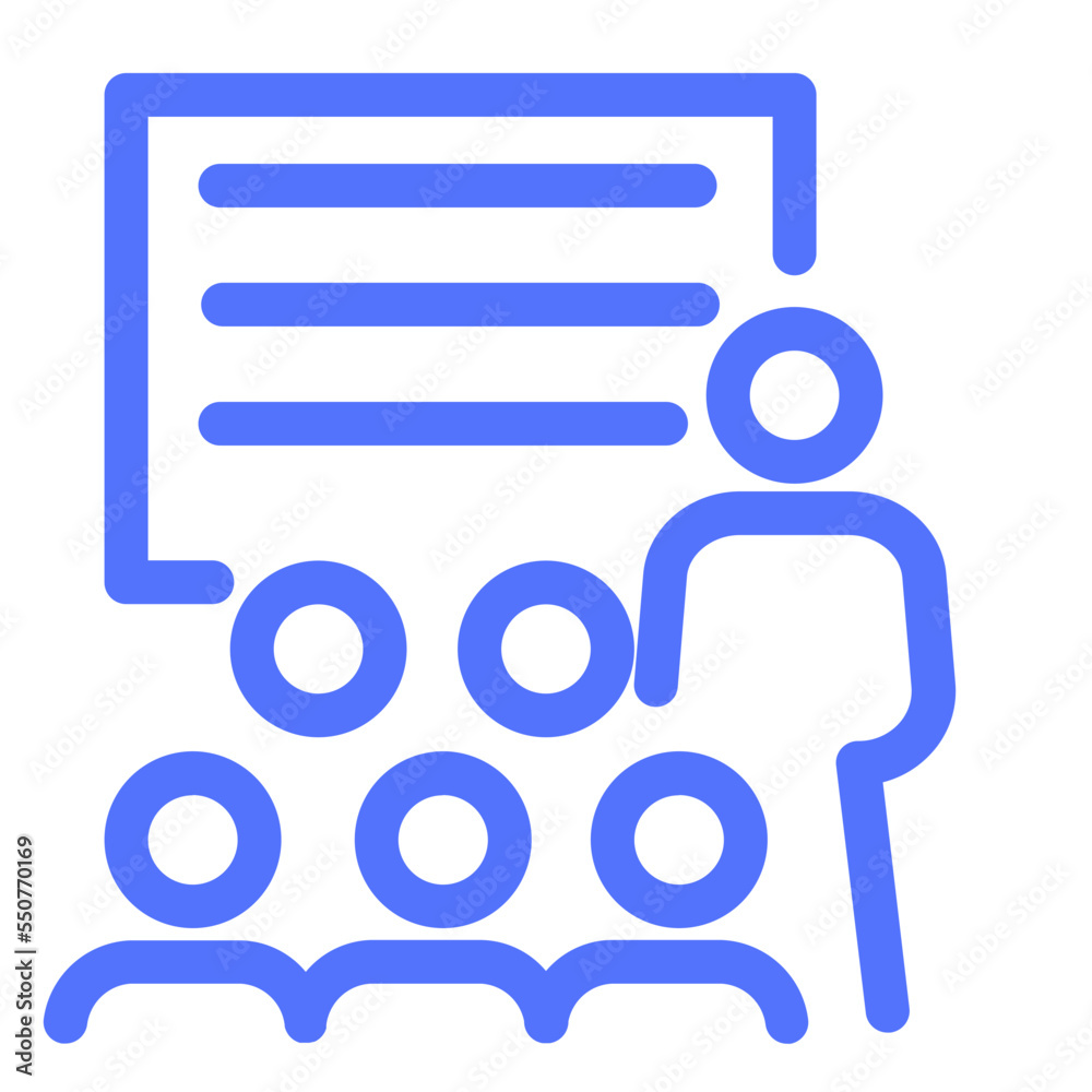 Classroom Professor School Students Teacher Icon Classroom Professor School Students Teacher Icon