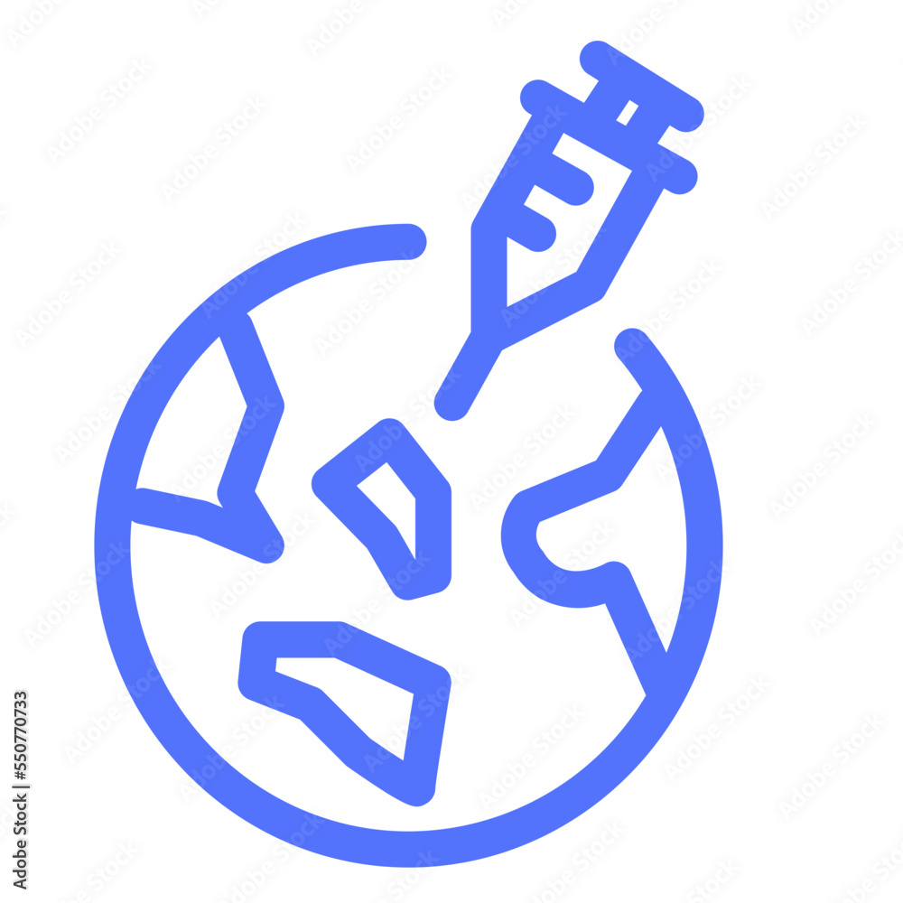 Covid Coronavirus Covid Vaccine Vaccination World Global Icon