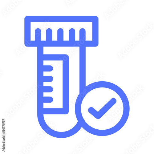 Covid Test Antigen Pcr Laboratory Result Positive Icon