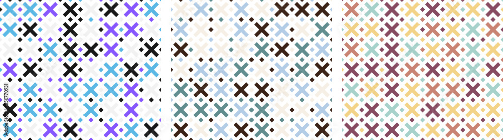 Beautiful and colorful vector pattern. Seamless vector pattern. Textile and fabric pattern. Simple and Stylish pattern.