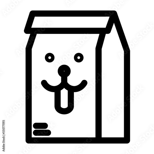 Dog Food Kibbles Chow Pet Animal Icon