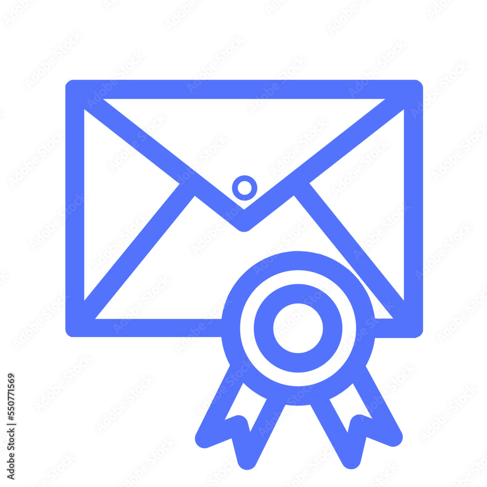 Email Mail Award Reward Advertising Newsletter Icon Email Mail Award Reward Advertising Newsletter Icon