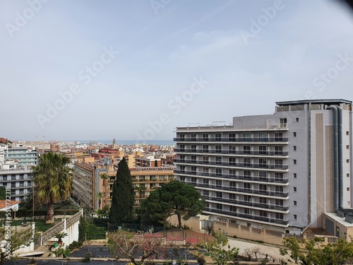 abandoned hotel during the covid epidemic in spain