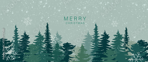 Happy Holidays, season's greetings and new year vector template with Christmas element decoration
