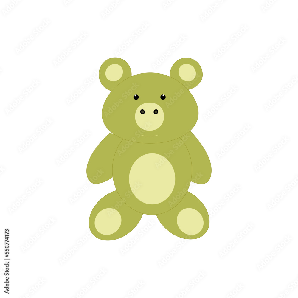 Teddy Bear Vector clip art illustration with simple gradients Teddy Bear Vector clip art illustration with simple gradients
