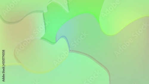 Seamless pastel color gradation background swaying like waves. Loop animation