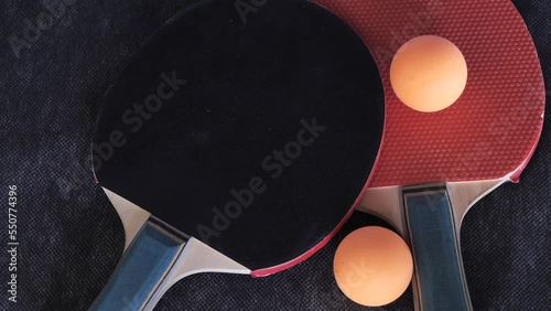 view of ping pong set, rotate