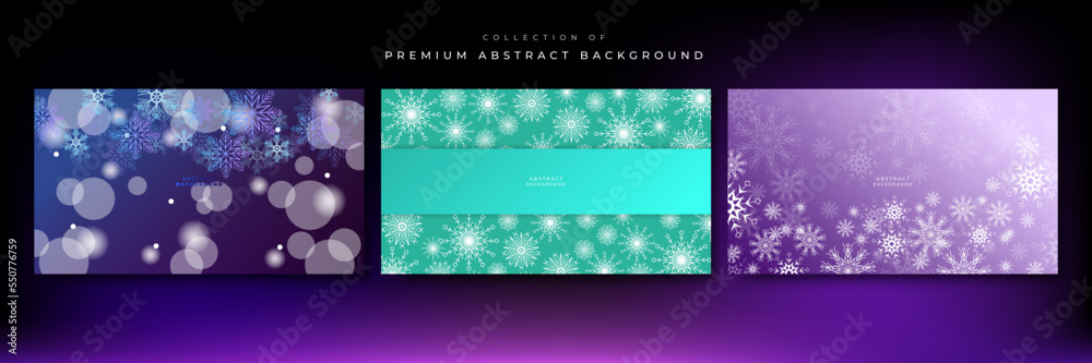 christmas background with snowflake winter snow border vector illustration for greeting card, wallpaper, banner, happy holiday, new year, and party invitation