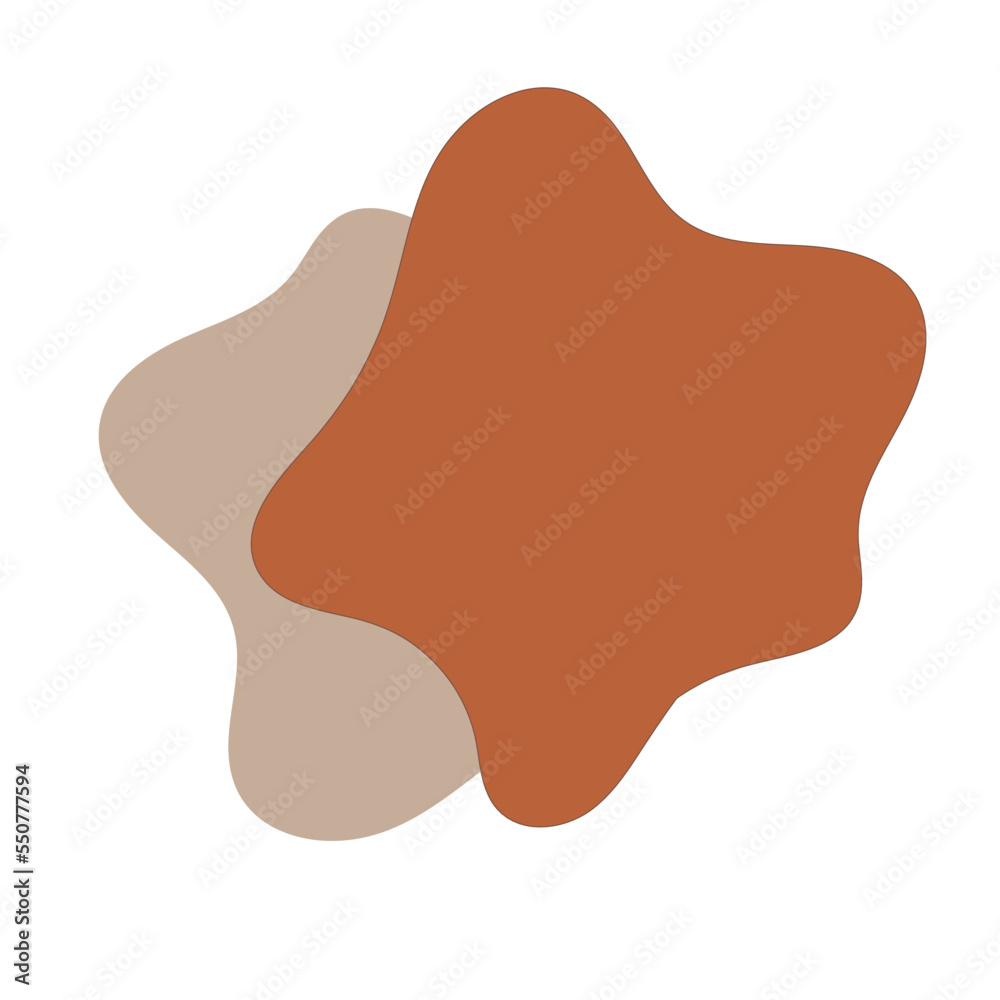 Organic Abstract Blob Shape Organic Abstract Blob Shape
