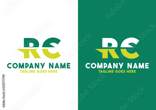 Letter RC logo design vector template, RC logo
